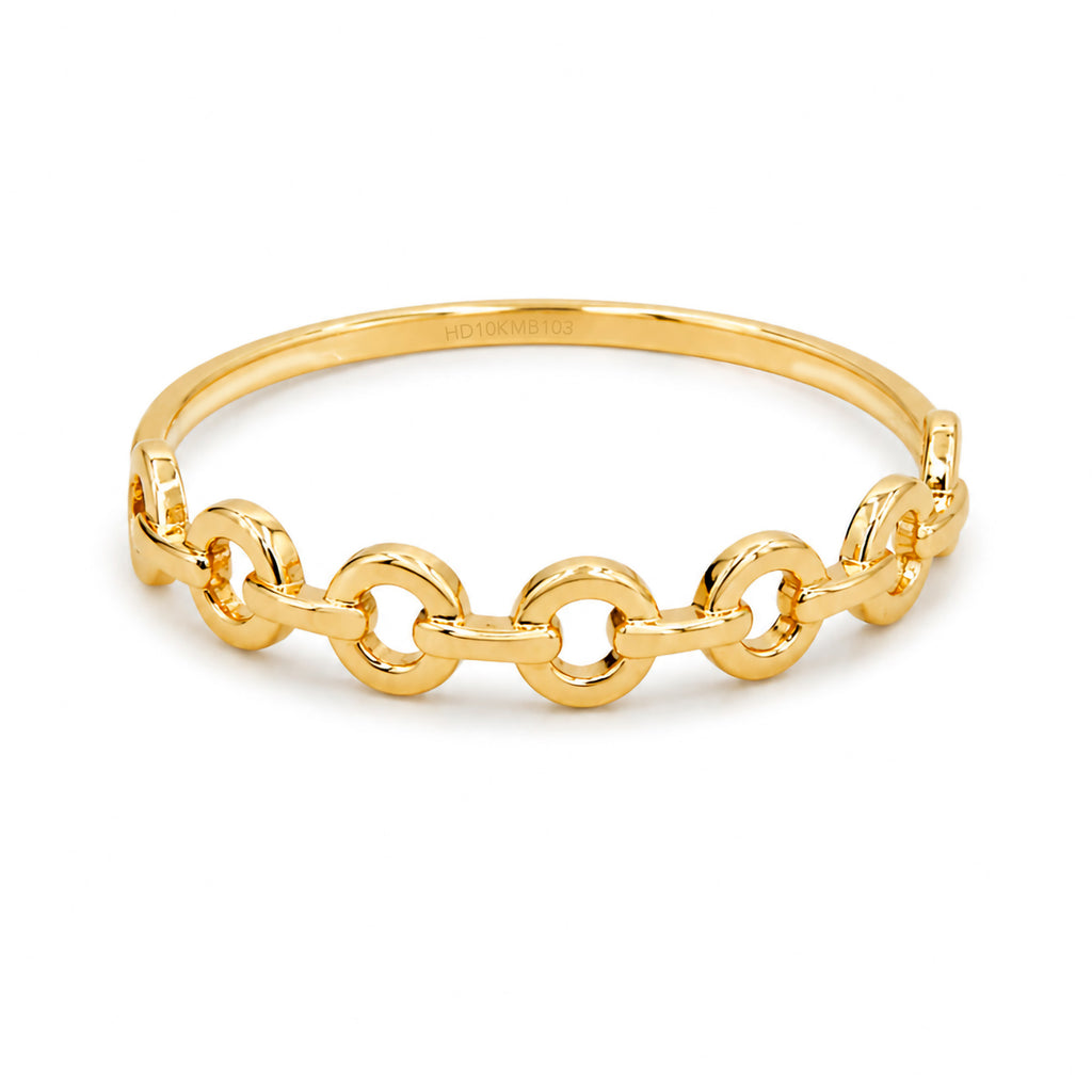 Anillo Circulos Lisos Oro 10K