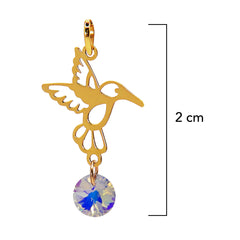 Dije de Colibri con Swarovski 14K