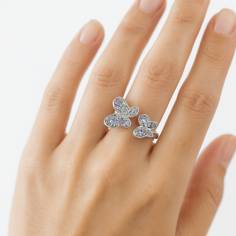 Anillo mariposa Plata .925