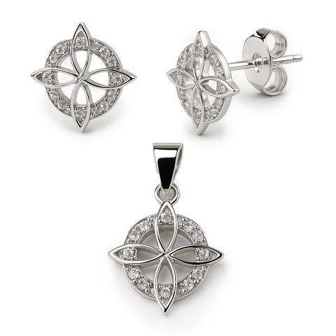 Set nudo de bruja Plata .925