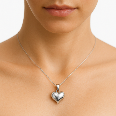 Dije corazón Plata .925