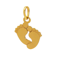 Dije Maxi Huellas Liso Oro 14K