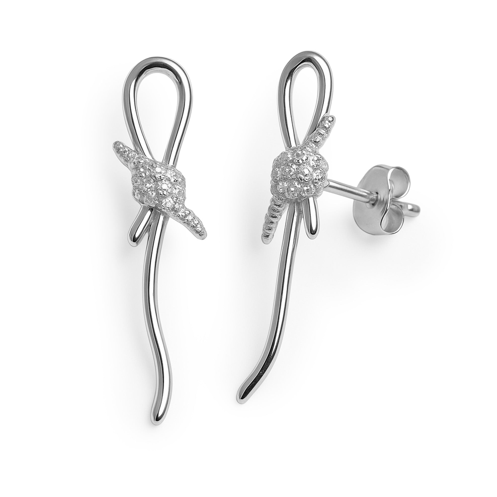 Broquel nudo Plata .925