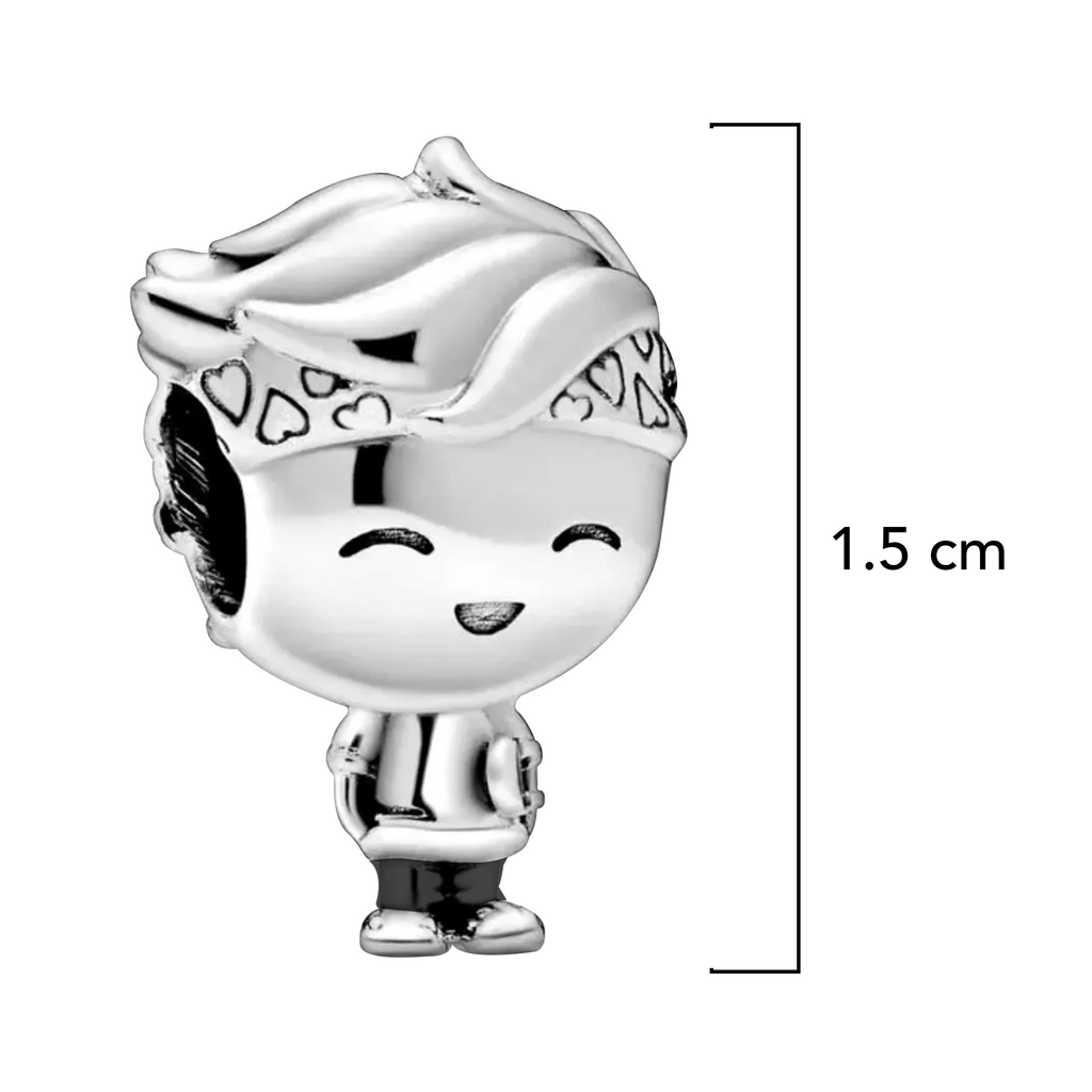 Charm Inspirado Pan 1:1 Niño Plata .925