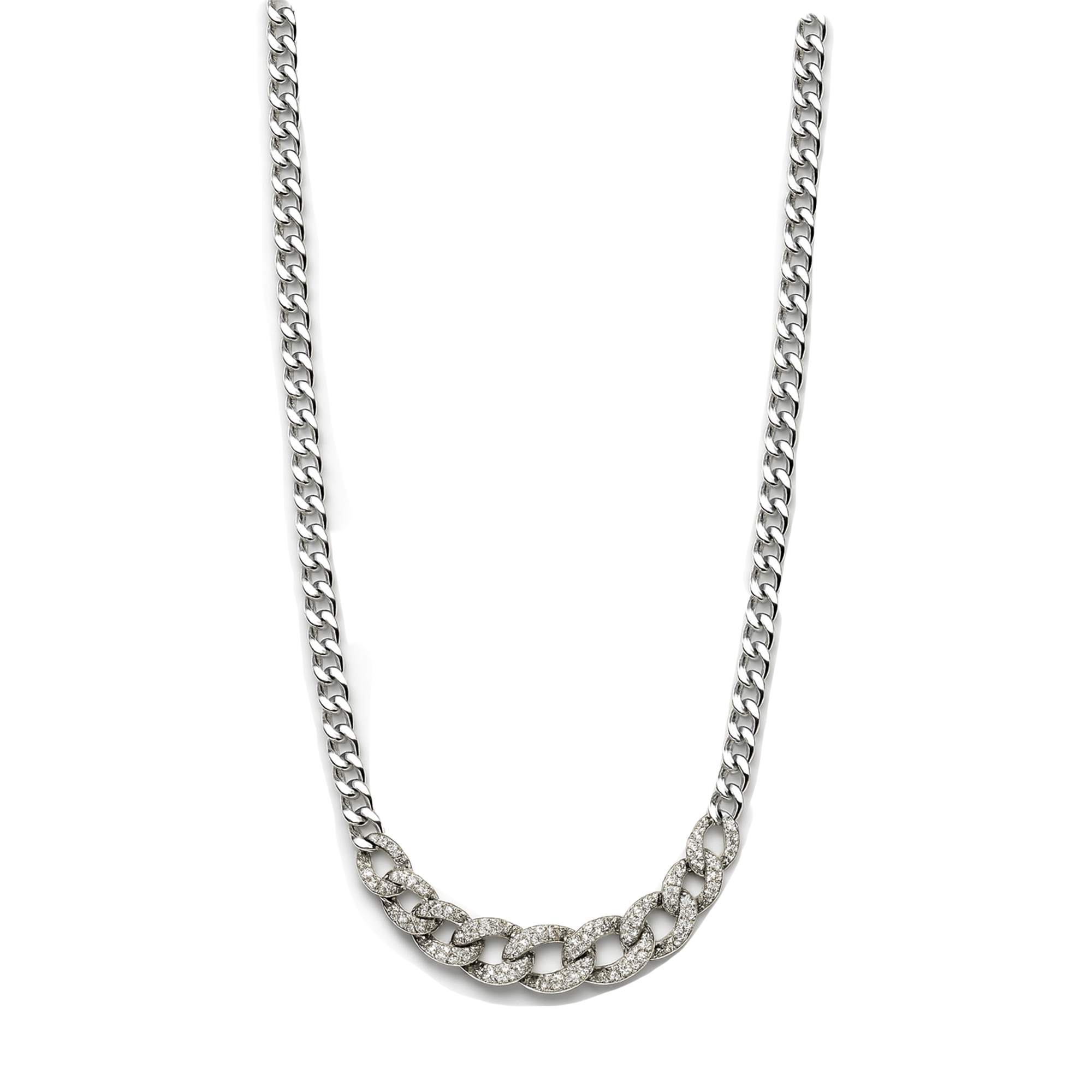 COLLAR ESLABONES PLATA .925