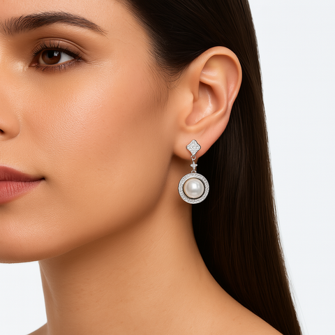 Arete inspirado Van Plata .925