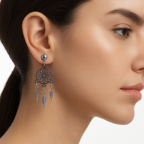 Arete atrapa sueño Plata .925