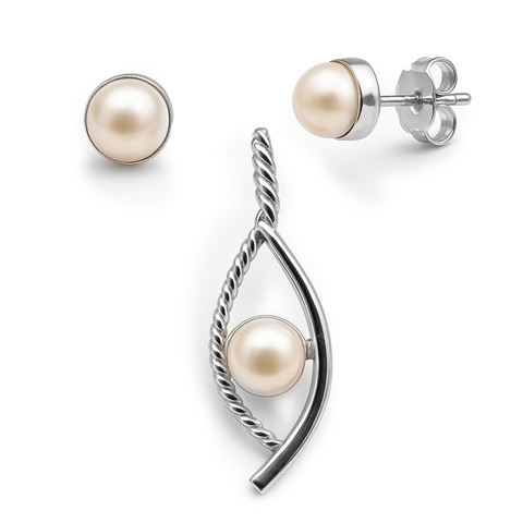 Set perla Plata .925