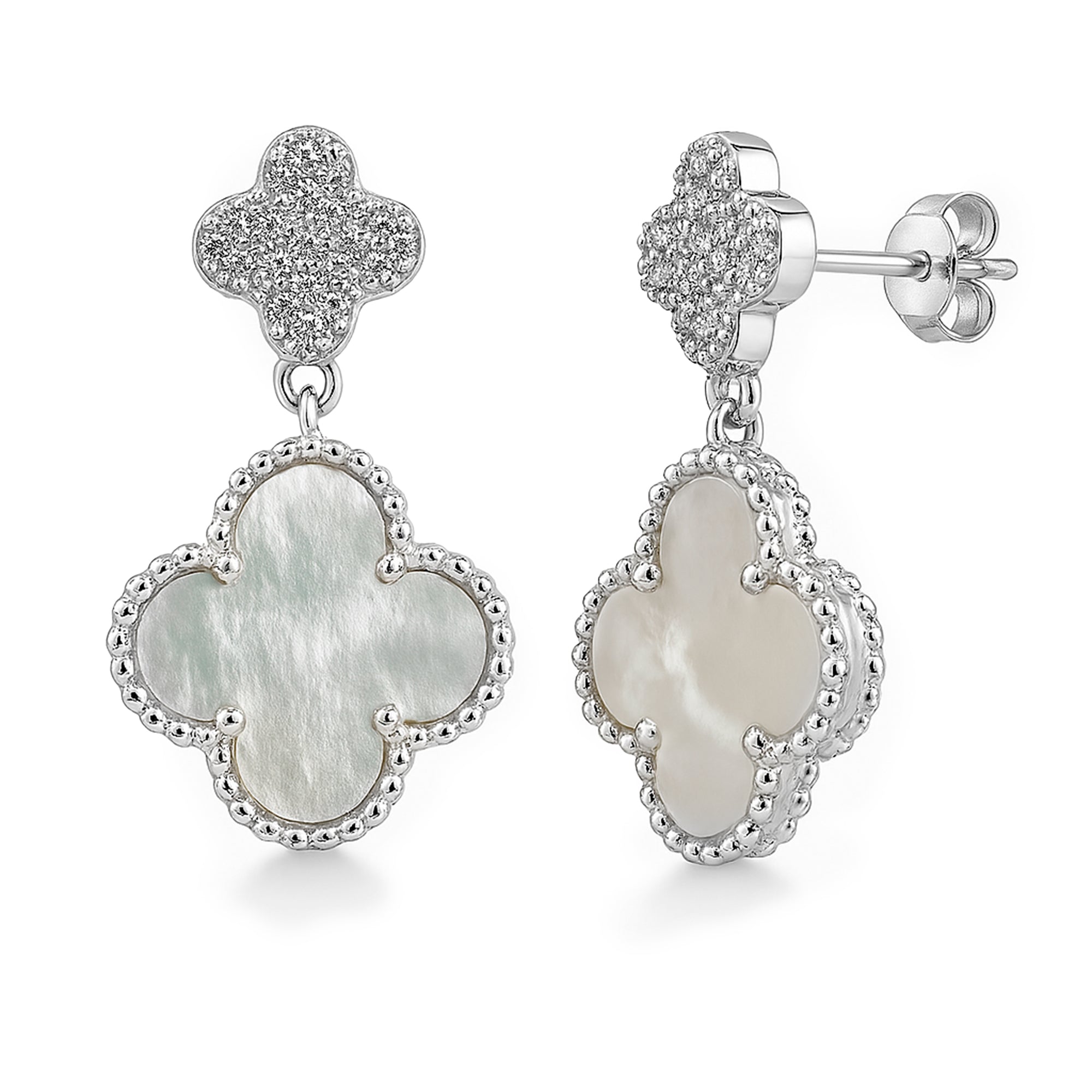 Arete inspirado Van Plata .925