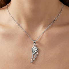 Dije Ala De Angel de 4.2cm Plata .925