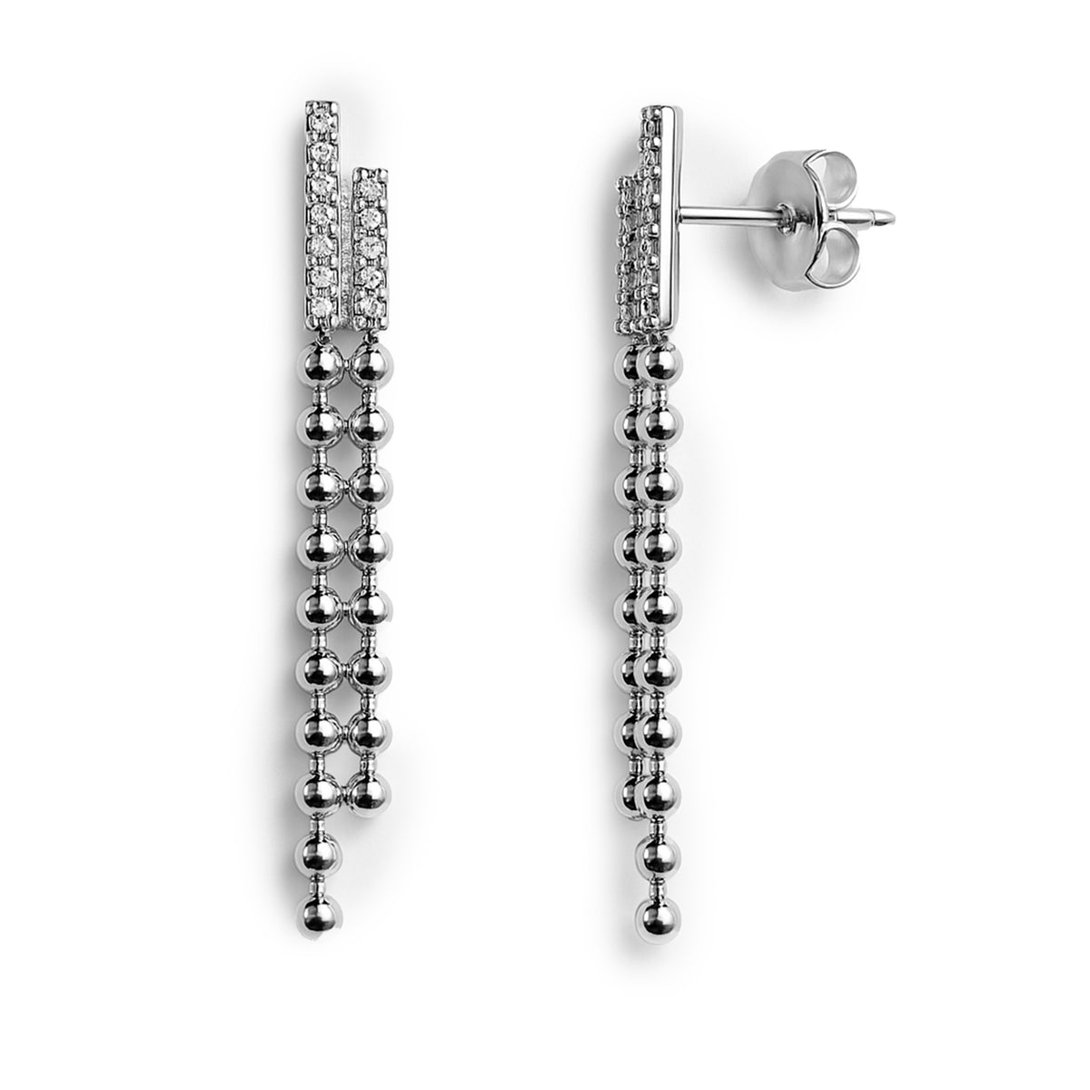 Arete bolitas Plata .925