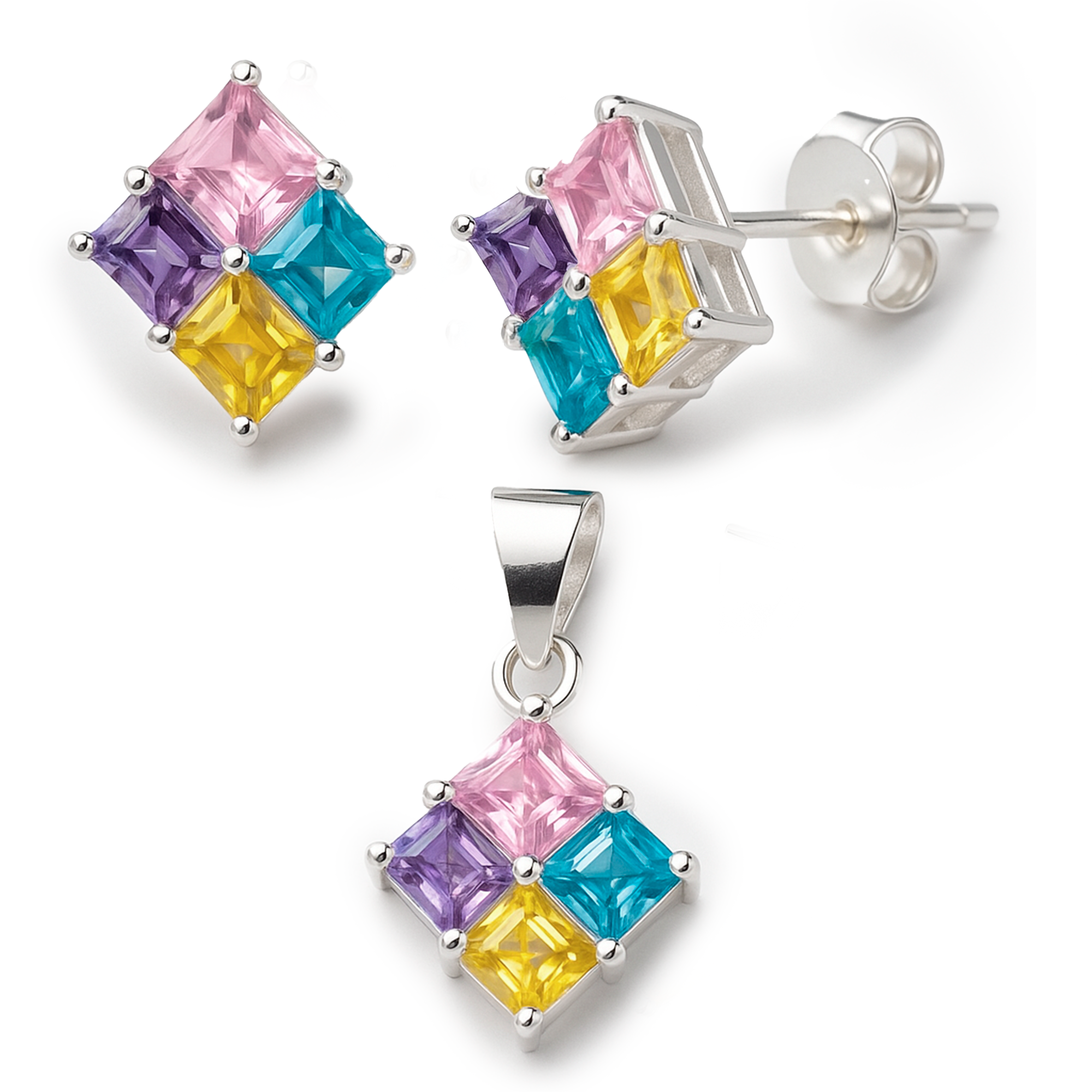 Set circonia Plata .925