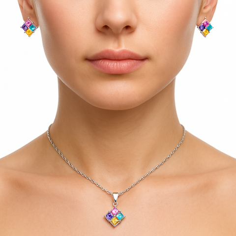 Set circonia Plata .925