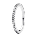 Anillo Inspirado Pan 1.1 Churumbela Básica con Micro Circonias Plata .925