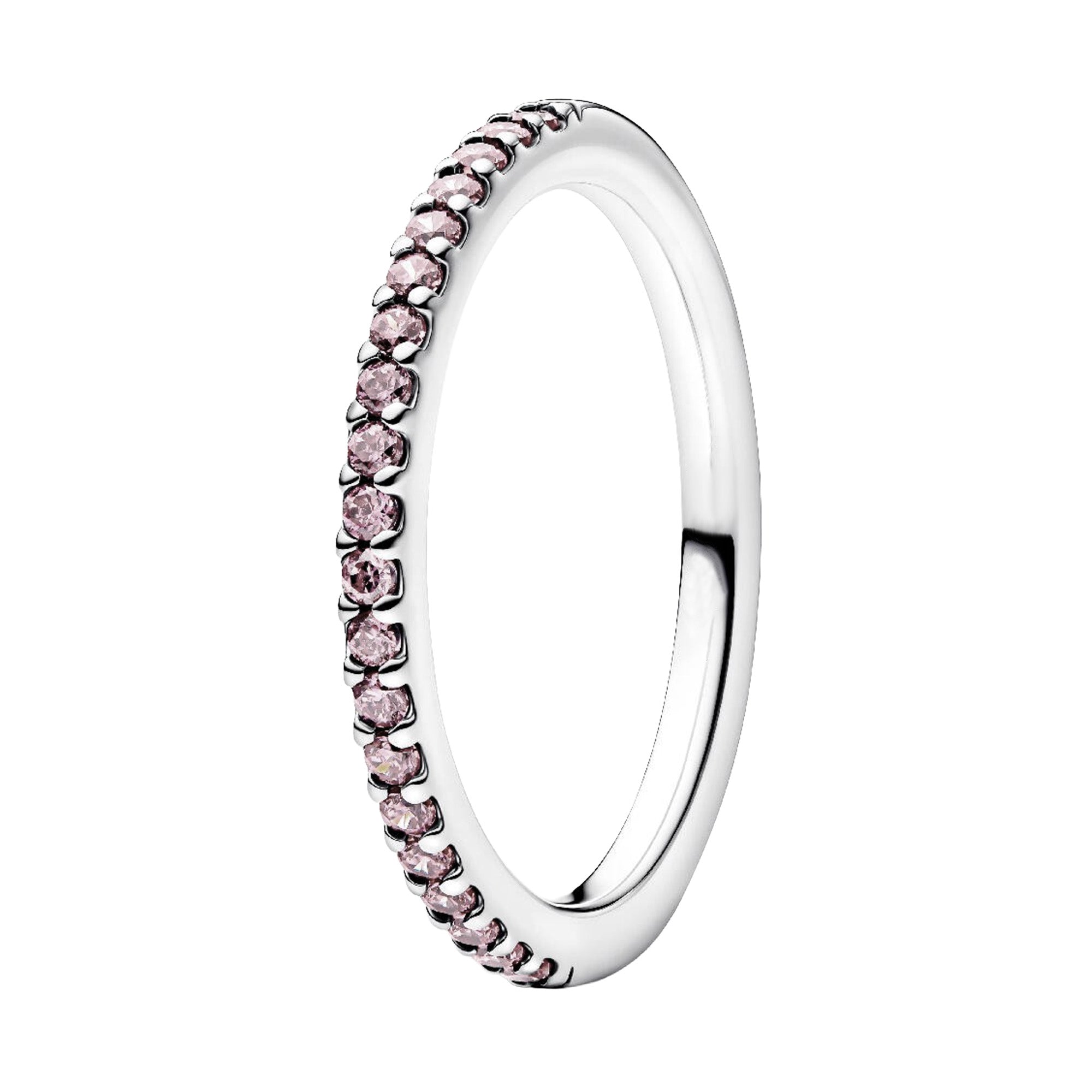 Anillo Inspirado Pan 1.1 Churumbela Básica con Micro Circonias Plata .925