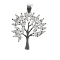 Dije Árbol de la Vida con Circonias 2.5cm Plata .925