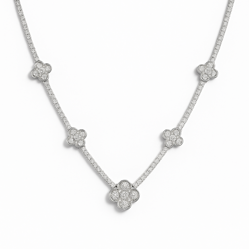 COLLAR VAN CLEEF PLATA .925