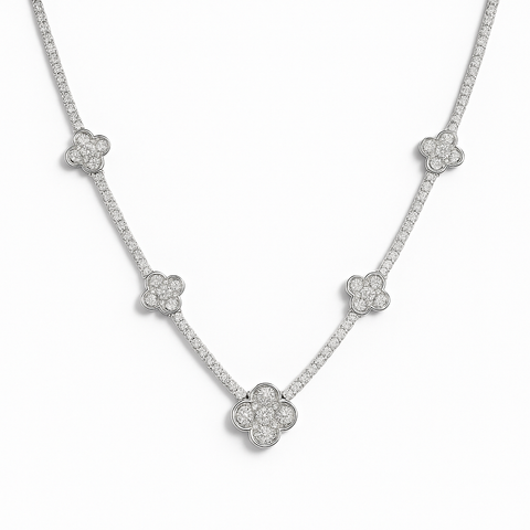 COLLAR VAN CLEEF PLATA .925