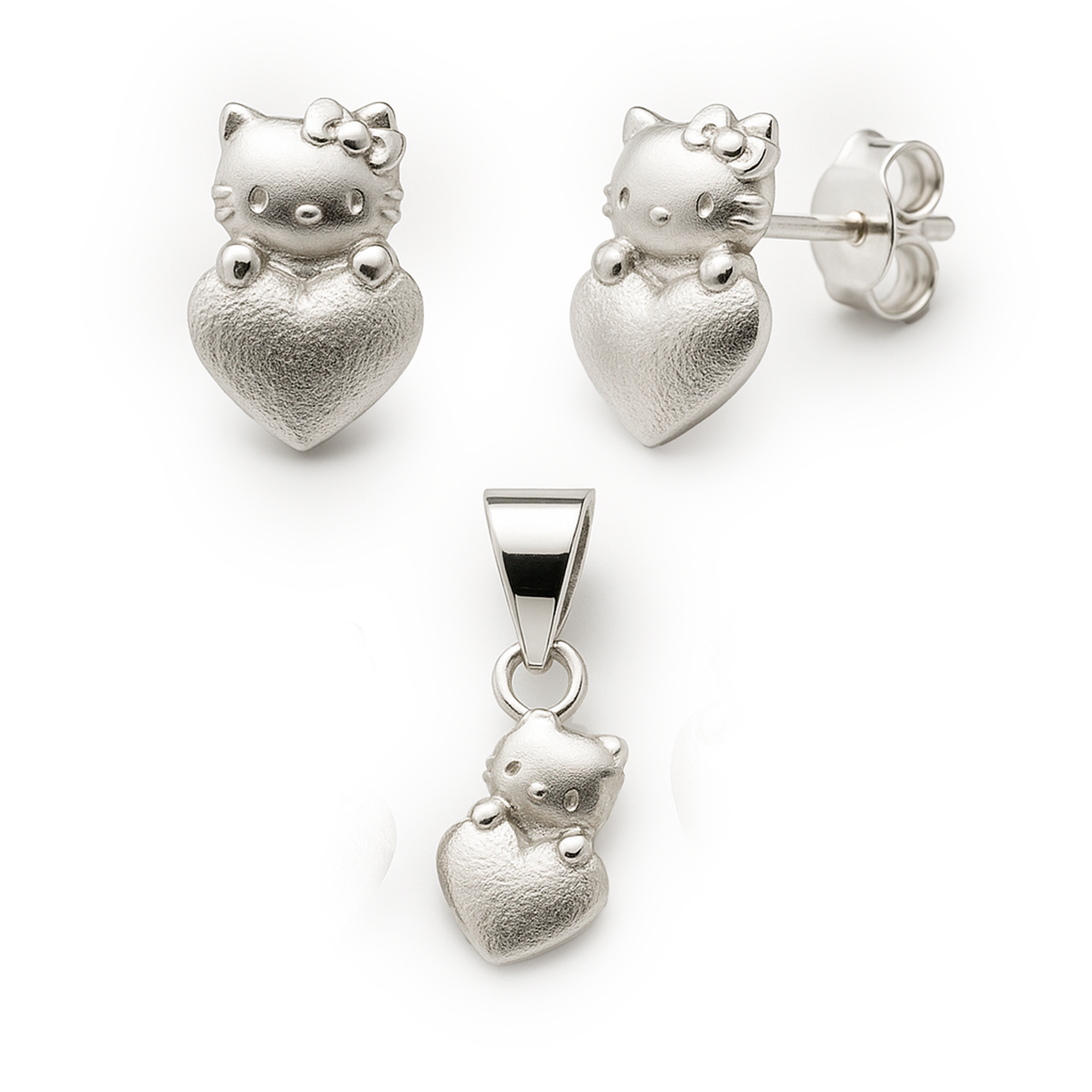 33 - Set Kitty Plata .925