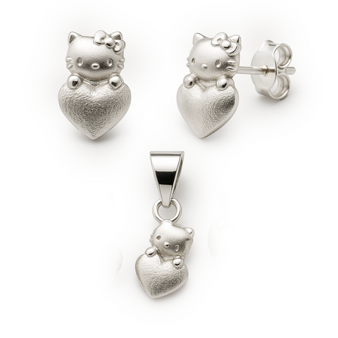33 - Set Kitty Plata .925