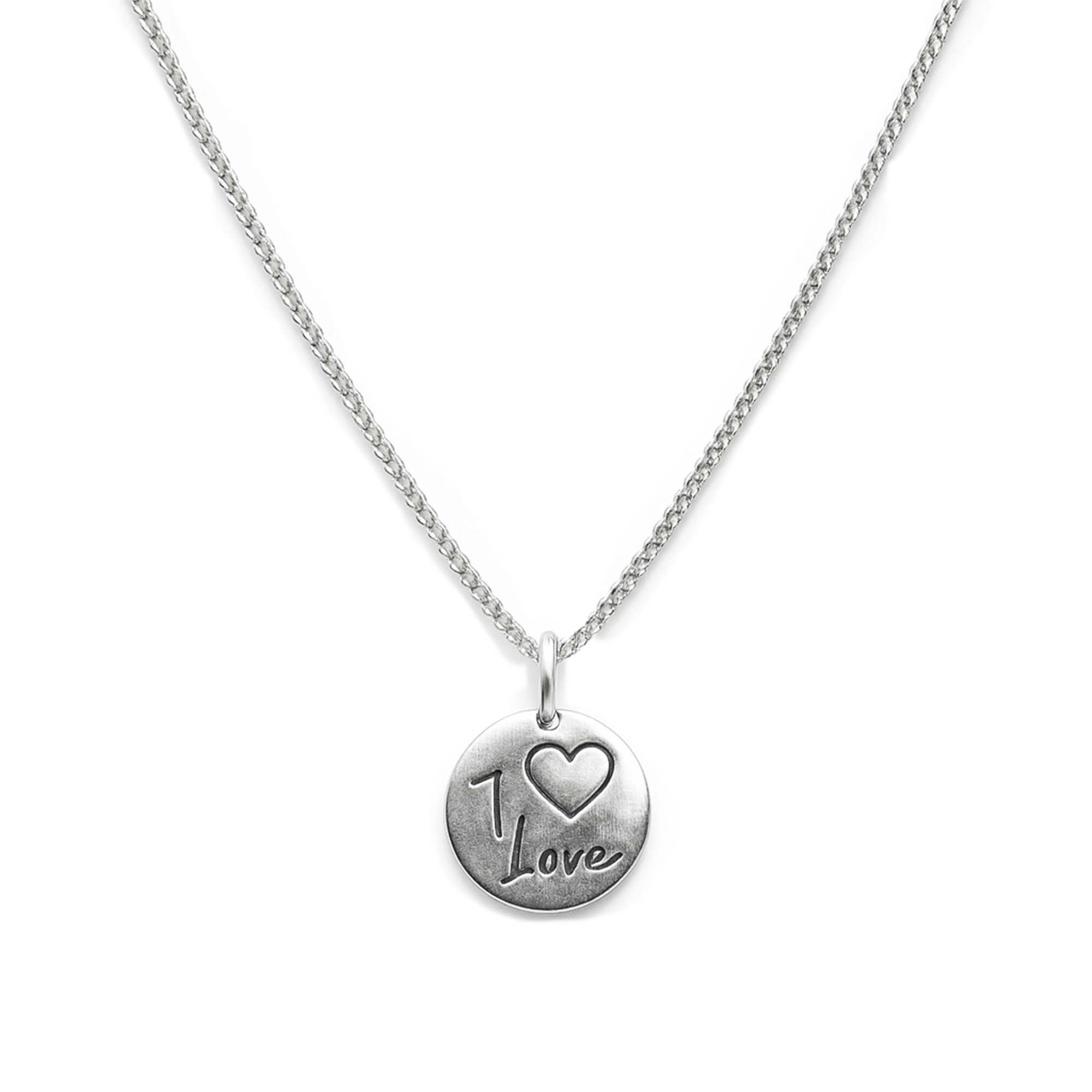 COLLAR TE AMO PLATA .925