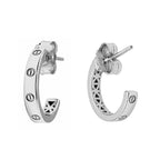 Arracada Inspirada Cartier 1:1 Amor, Plata .925 con Baño de Rodio