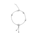 Pulsera Inspirada GG con Circonias Plata .925 con Rodio