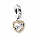 Charm Inspirado Pan 1:1 Corazón Family Plata .925