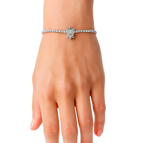 Pulsera circonia Plata .925
