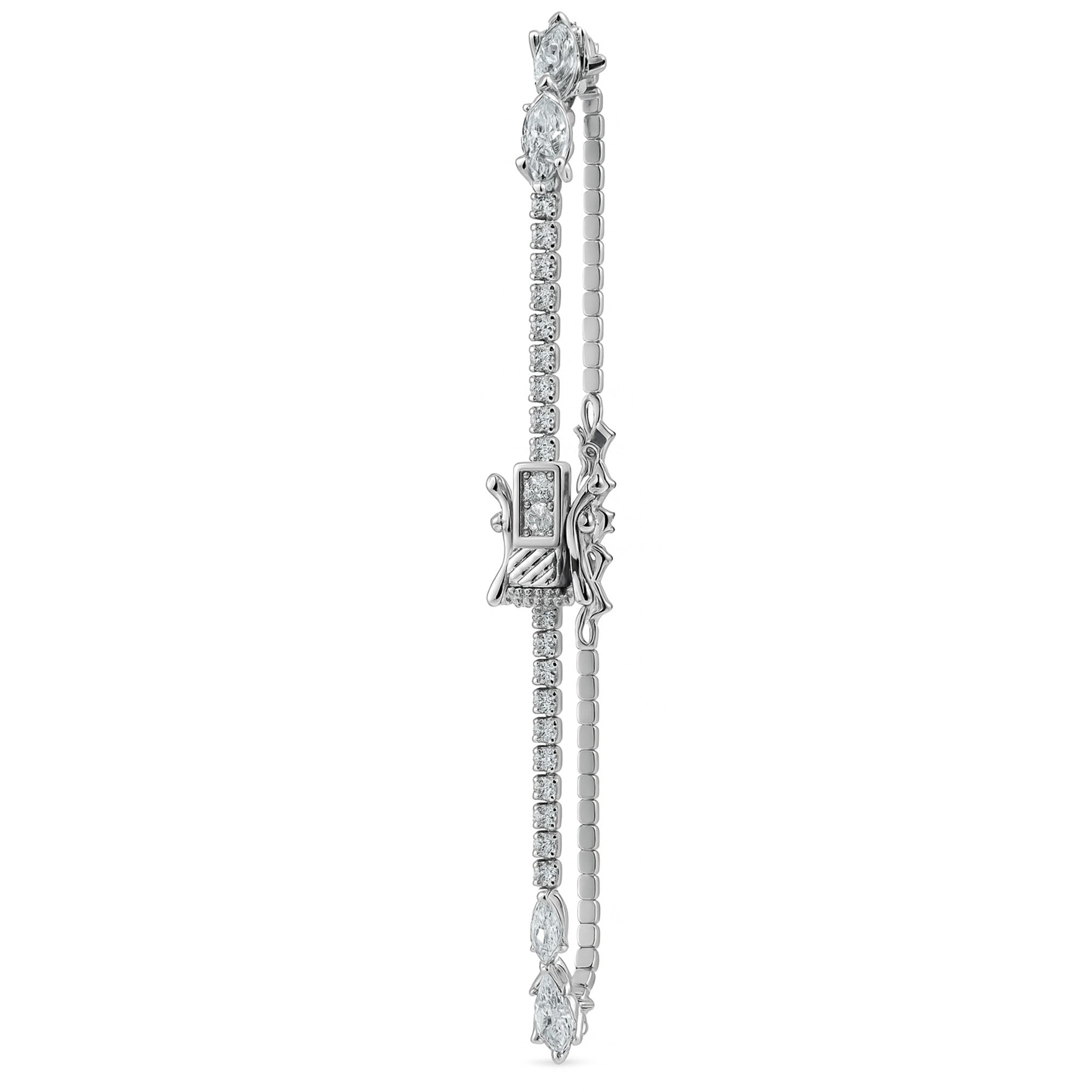 Pulsera circonia Plata .925