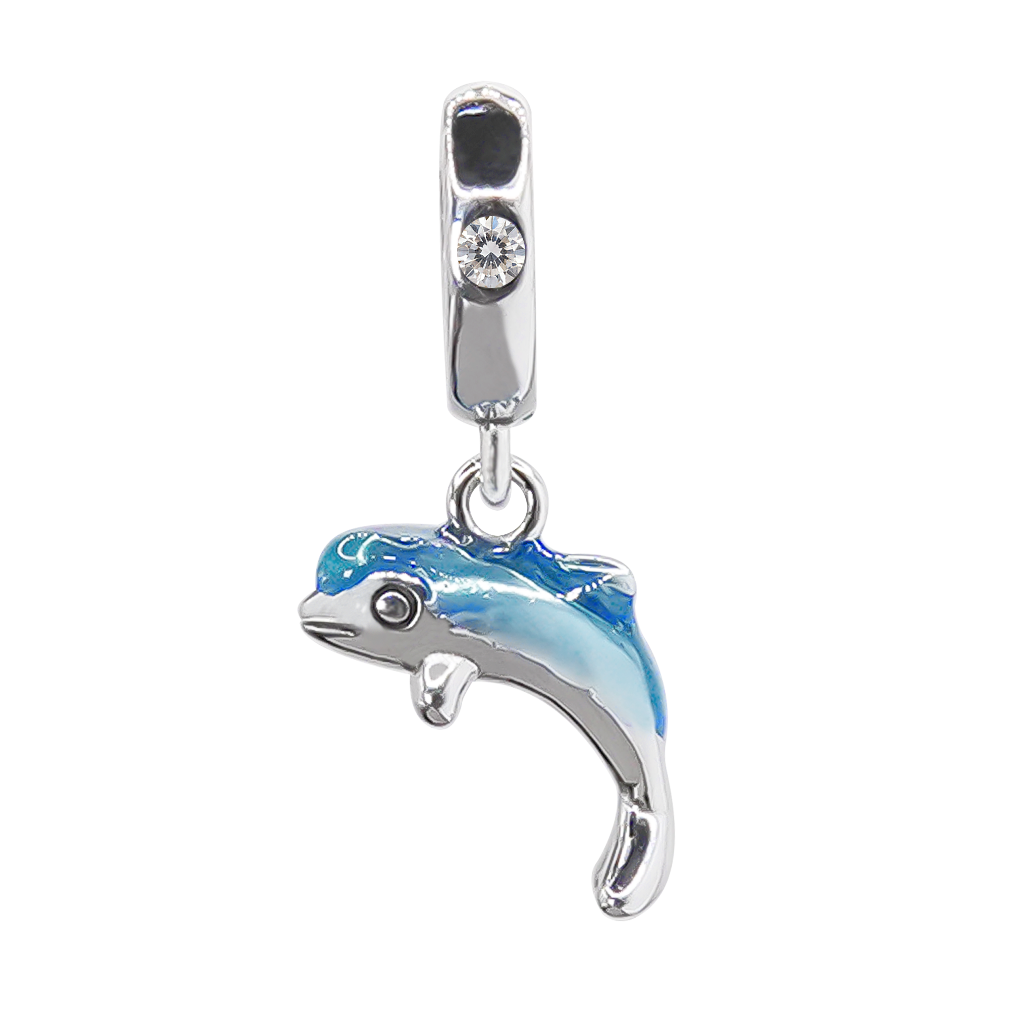 Charm Inspirado Pan 1:1 Delfin Plata .925