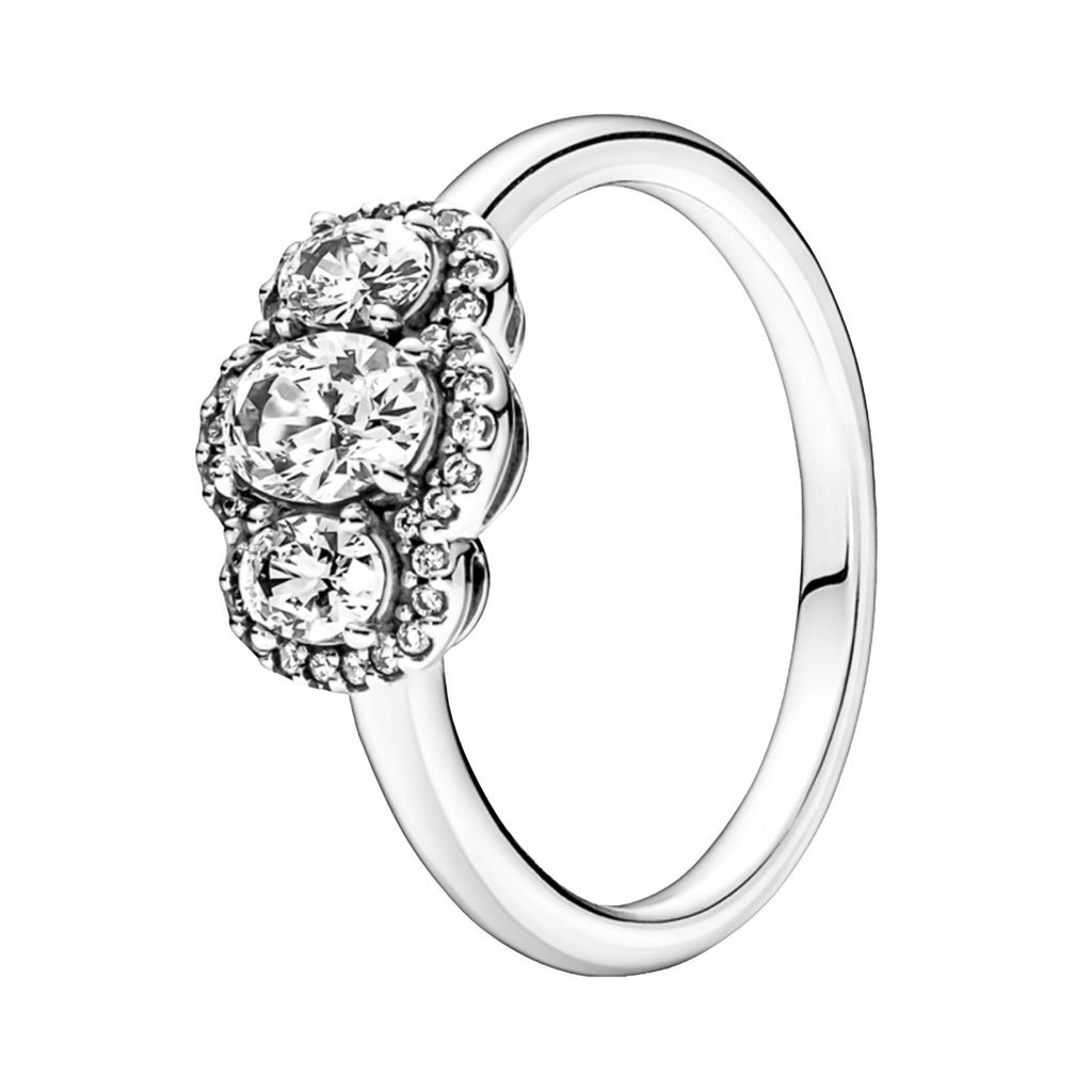 Anillo Inspirado 1.1 Pan 3 Circonias Ovaladas Plata .925