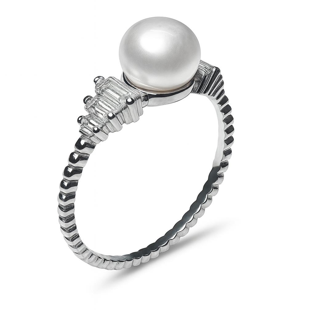 Anillo perla Plata .925