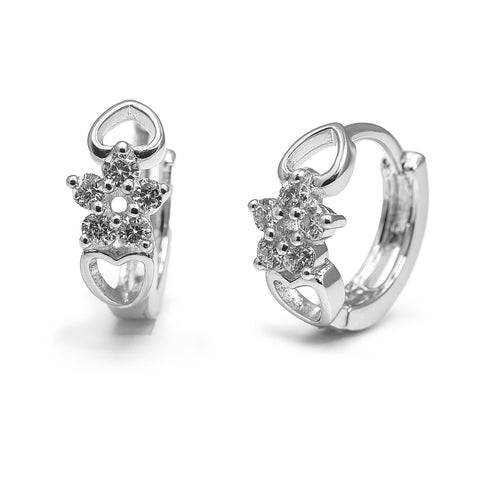 Huggies flor Plata .925