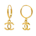 Arracada Inspirada CC 1.8cm Oro 10K