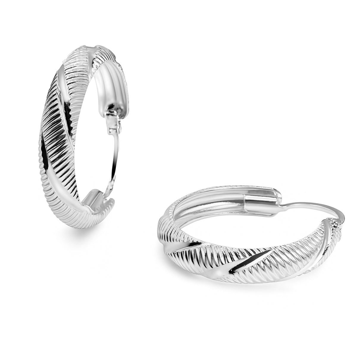 Arracada diamantada Plata .925