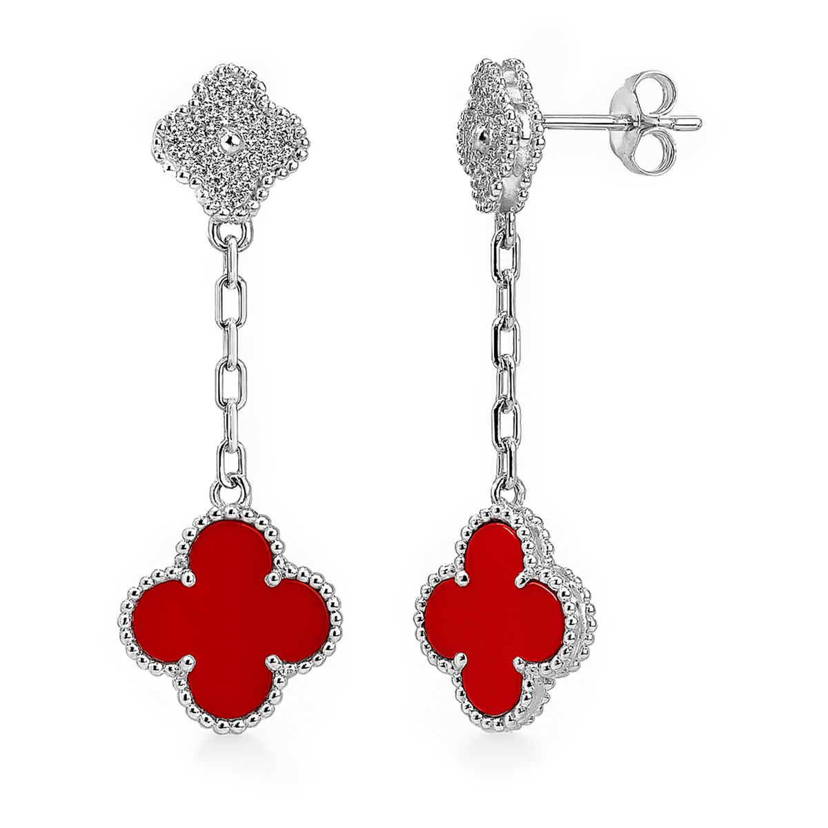 Arete inspirado Van Plata .925
