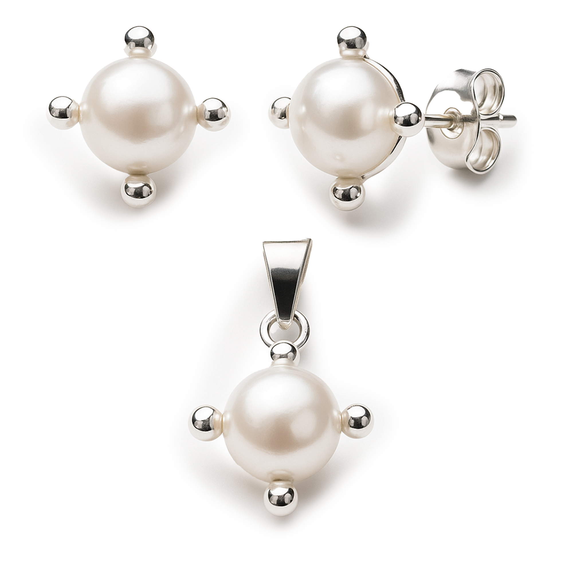 Set perla Plata .925