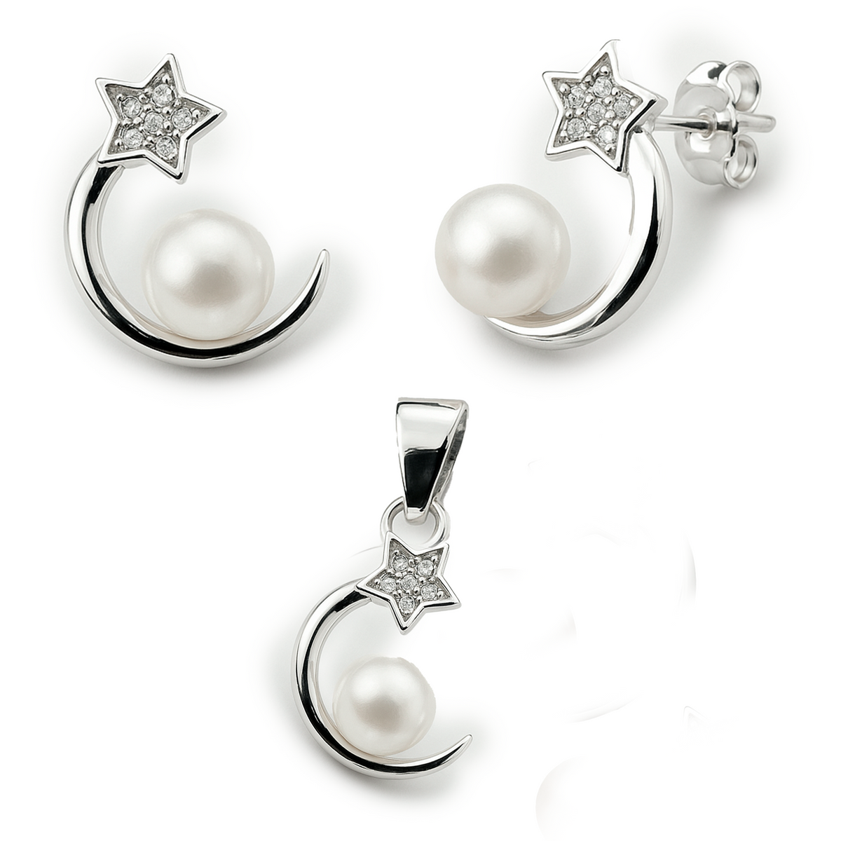 Set perla Plata .925