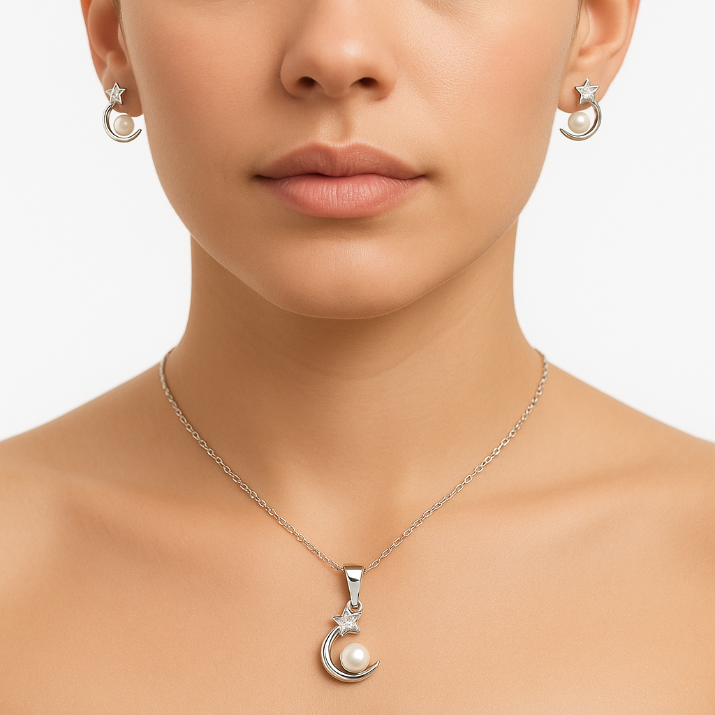 Set perla Plata .925