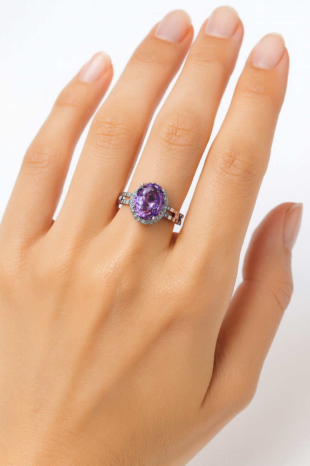 Anillo solitario Plata .925