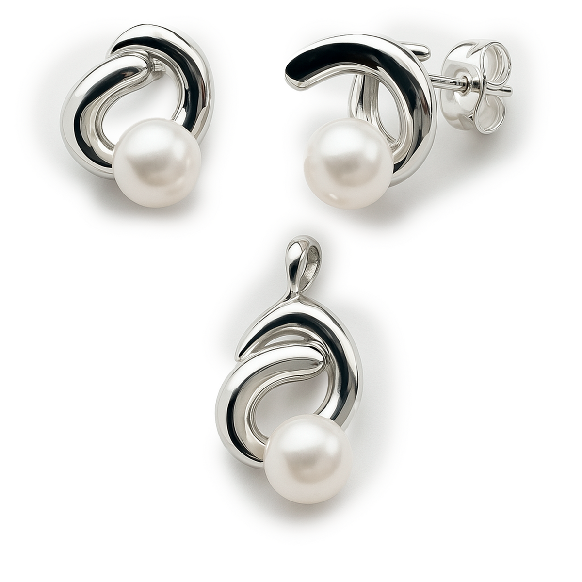 Set perla Plata .925