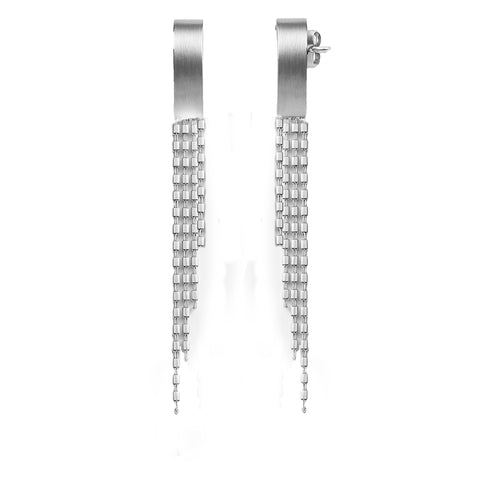 Arete punto y coma Plata .925