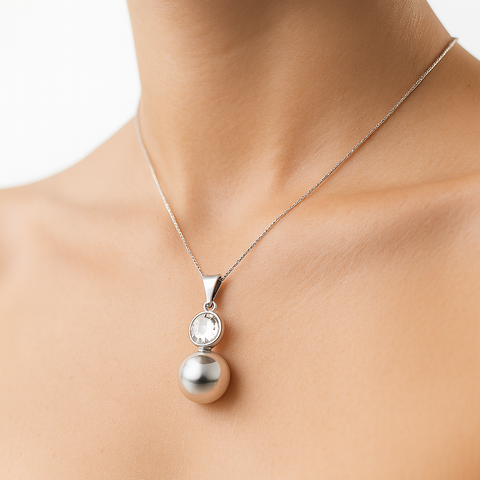 Dije circonia Plata .925