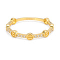 Anillo Inspirado Cartier con Micro Circonias Oro 10K
