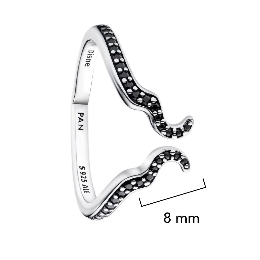 Anillo Inspirado Pan 1.1 Malefica Villanos Plata .925