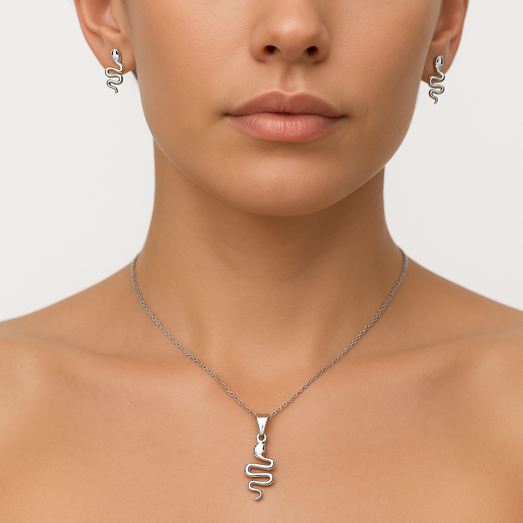 Set víbora Plata .925