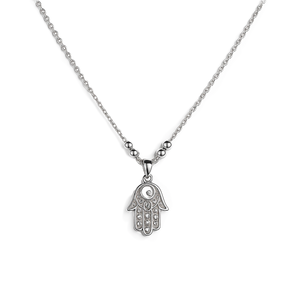 COLLAR MANO DE FATIMA PLATA .925