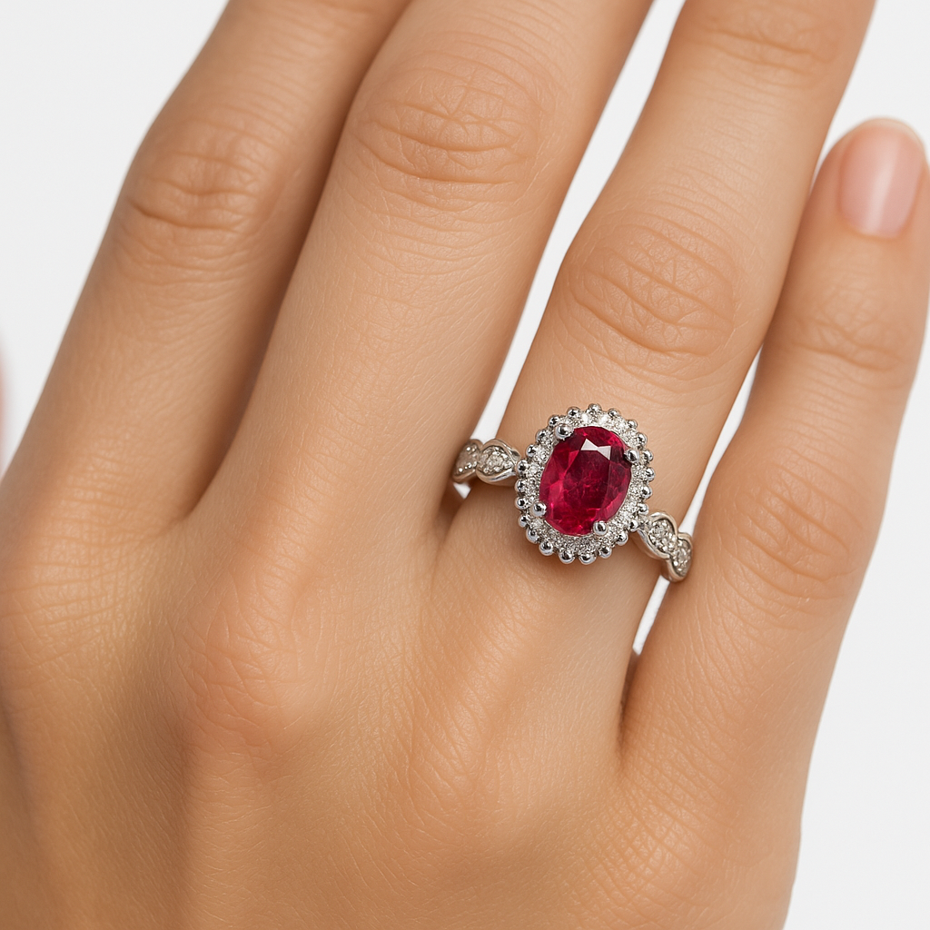 Anillo circonias Plata .925
