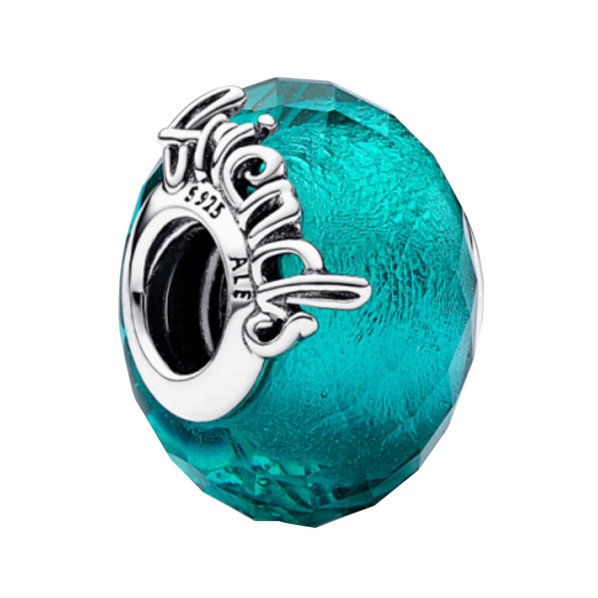 Charm Inspirado Pan 1:1 de Cristal Murano Friends Plata .925